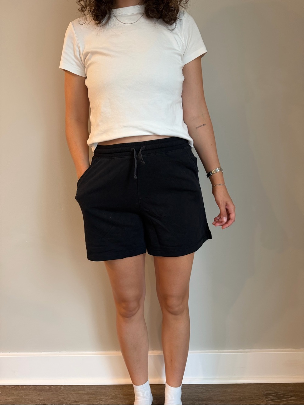 Old Navy Black Drawstring Athletic Women’s Shorts